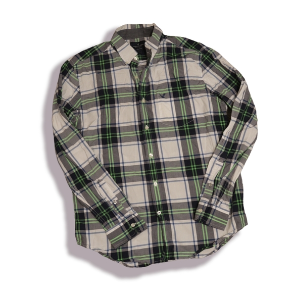 AE classic fit plaid - Picture 1 of 2